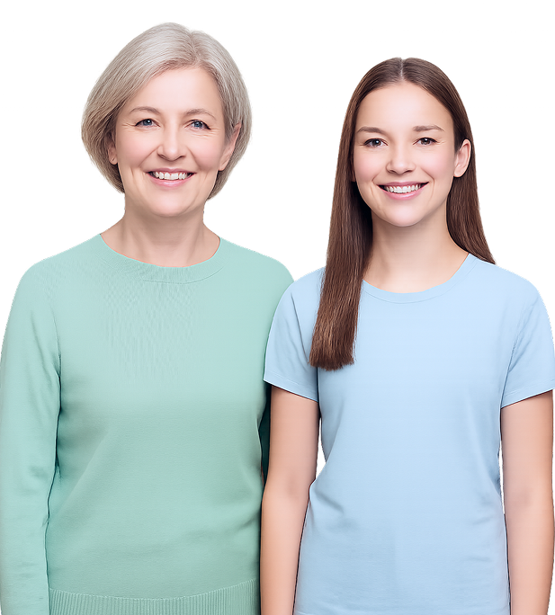 Zufriedene Patientinnen und Patienten nach erfolgreicher Zahnbehandlung in Krems